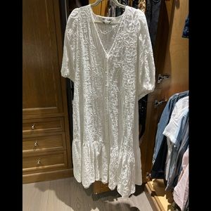 ZARA white dress